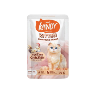 Kandy Hairball Cat Pouch — Tuna & Chicken — Petlix