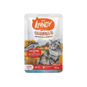 Kandy Omega 3 Cat Pouch — Salmon & Tuna — Petlix